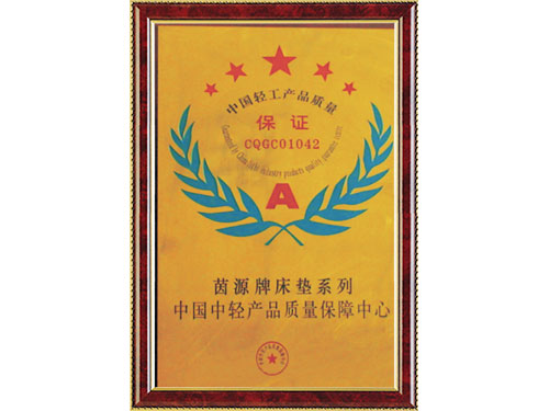 中国轻工产品质量保证